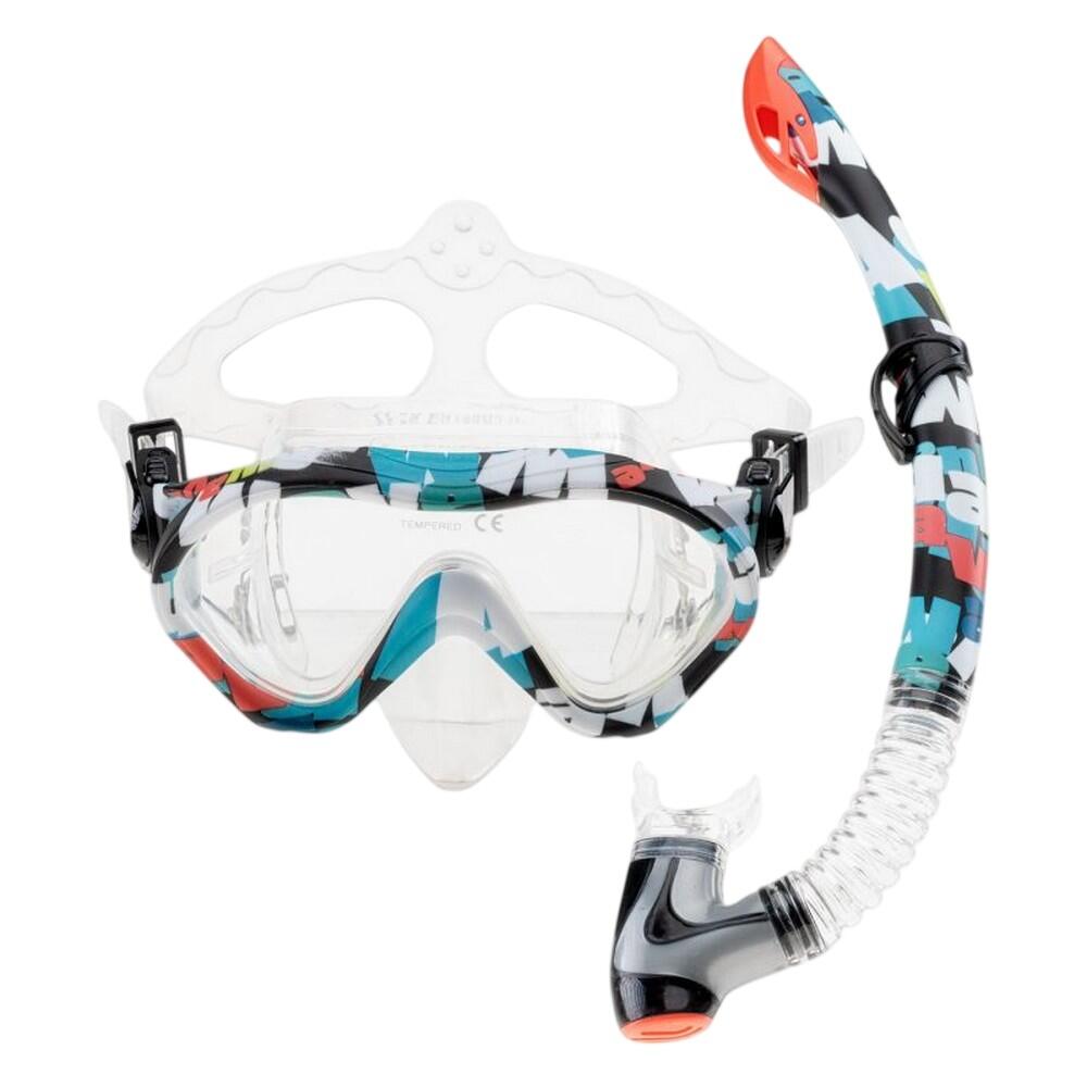 Masque Et Tuba CHLAPPIE Enfant (Multicolore) Taille unique 3/3