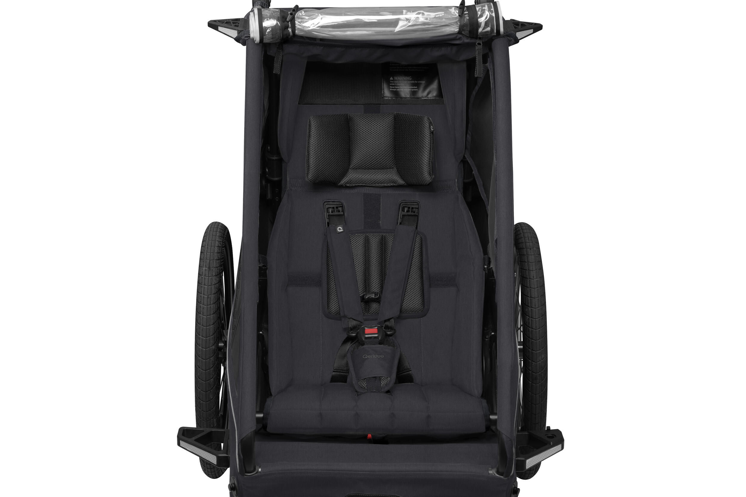 Fahrradanhänger Kidgoo 1 Phantom Grey 4/5