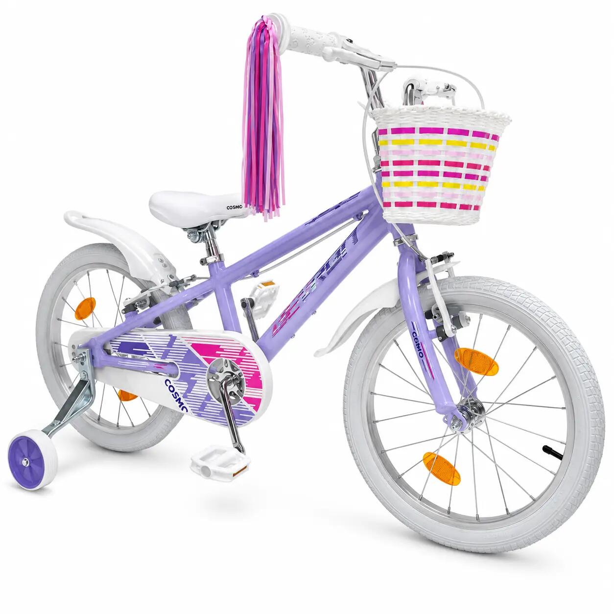 Devron Cosmo Kids' Bike - 18 Inches, Purple 2/4