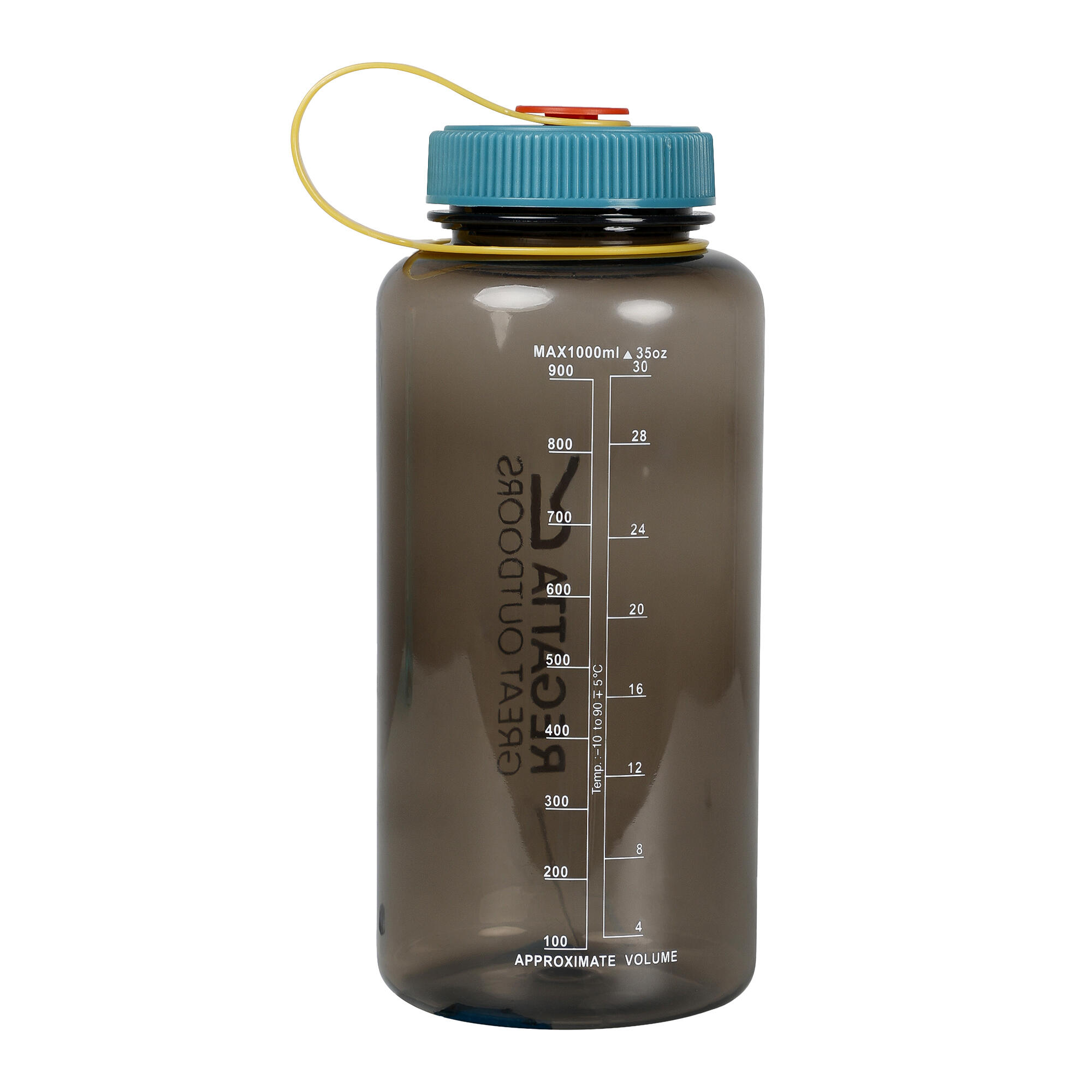 Tritan 1L waterfles (Ebbenhout) 2/5