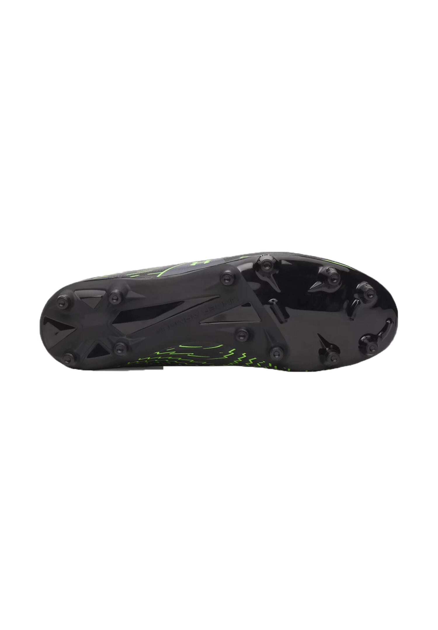 Under Armour Unisex Shadow Club 4 FG Fußballschuhe 6006232 001 Black/Green 4/5
