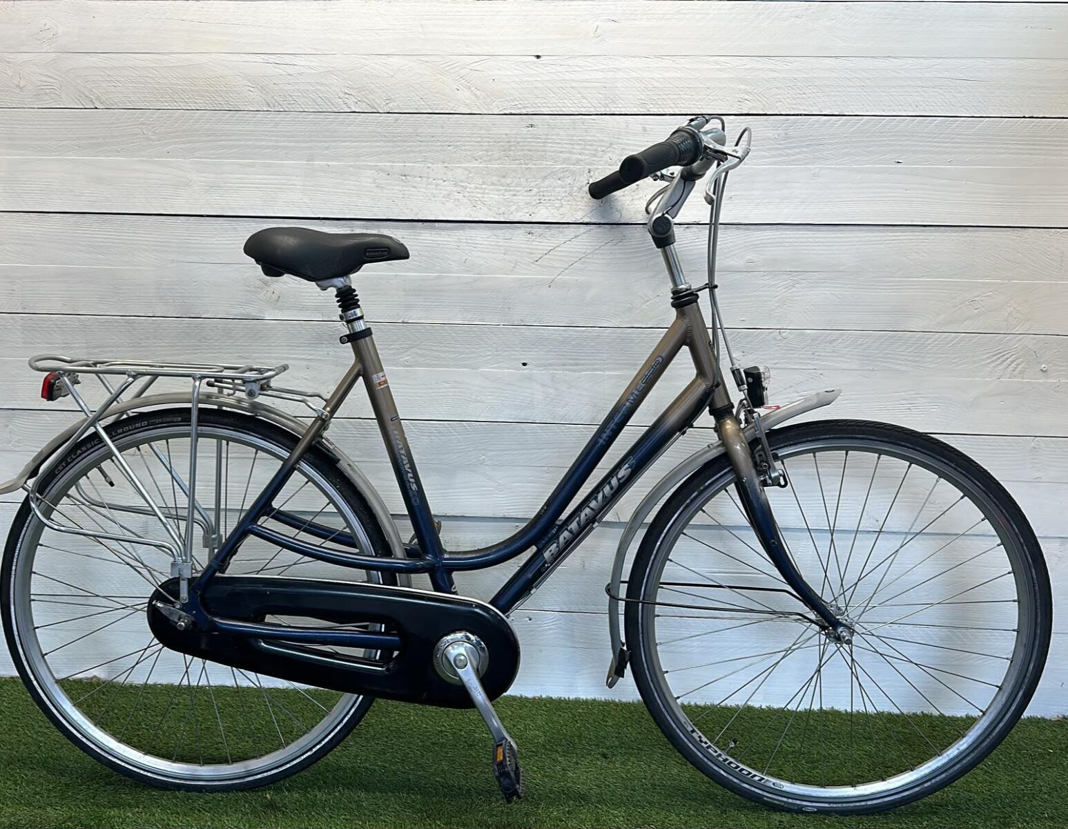 Batavus stadsfiets, blauw, 28" - tweedehands 3/3