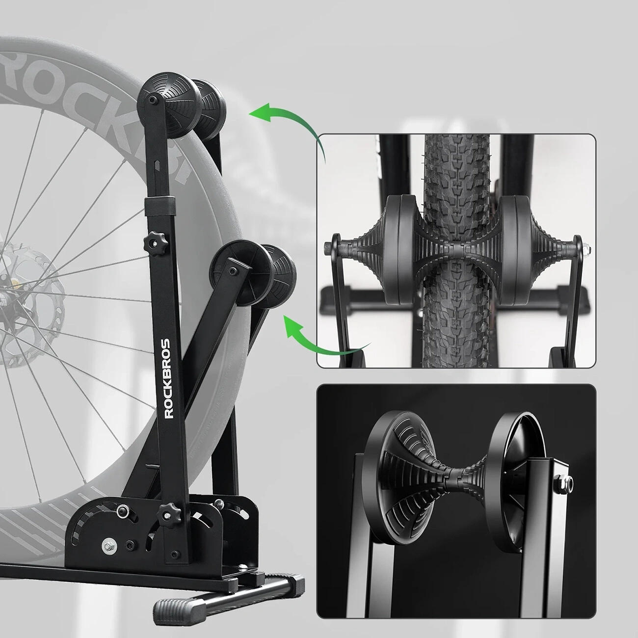 Supporto bici Rockbros pieghevole da officina 3/6