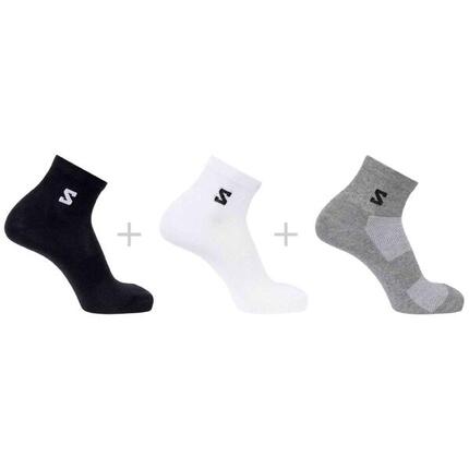 Chaussettes Salomon modèle Everyday Lite Quarter pour homme