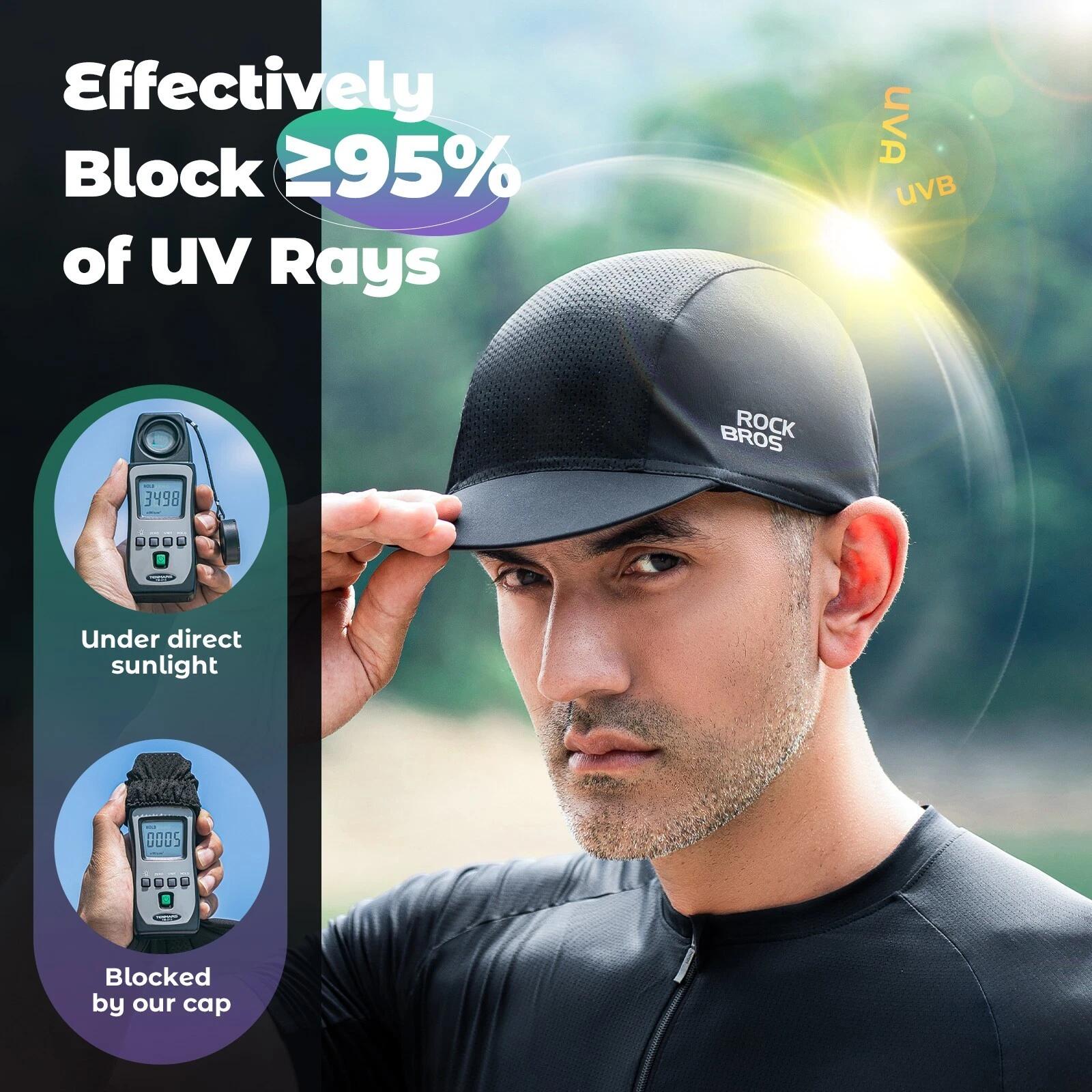 ROCKBROS Leichte Fahrradmütze UV-Schutz 2/7
