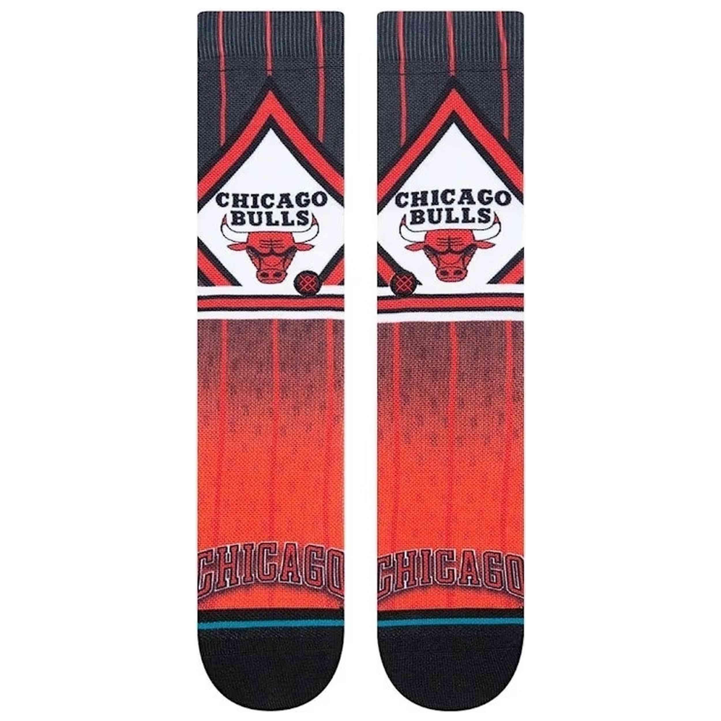 Calzini Stance modello NBA Chicago Bulls Fader Crew per unisex 2/2