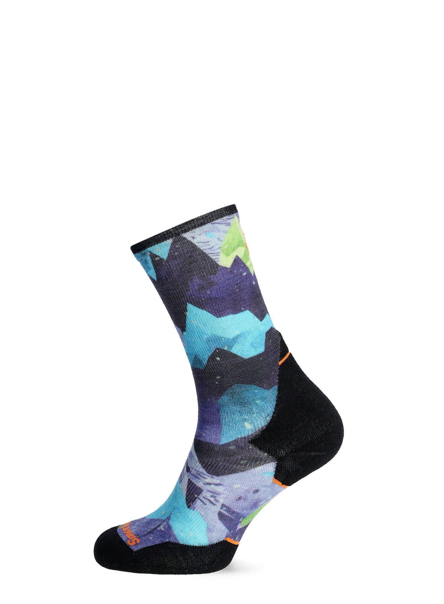 Skarpety biegowe Smartwool Trail Run Targeted Cushion Summit Sector Print Crew 3/4