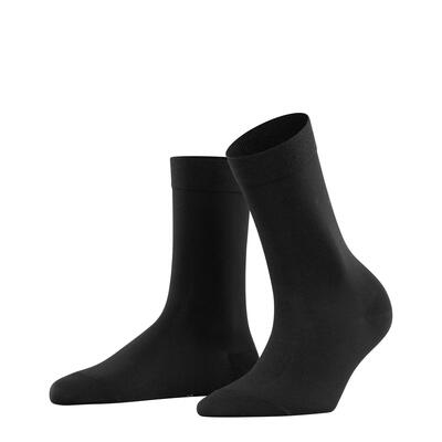 Falke cotton touch dames sokken – black – 35-38