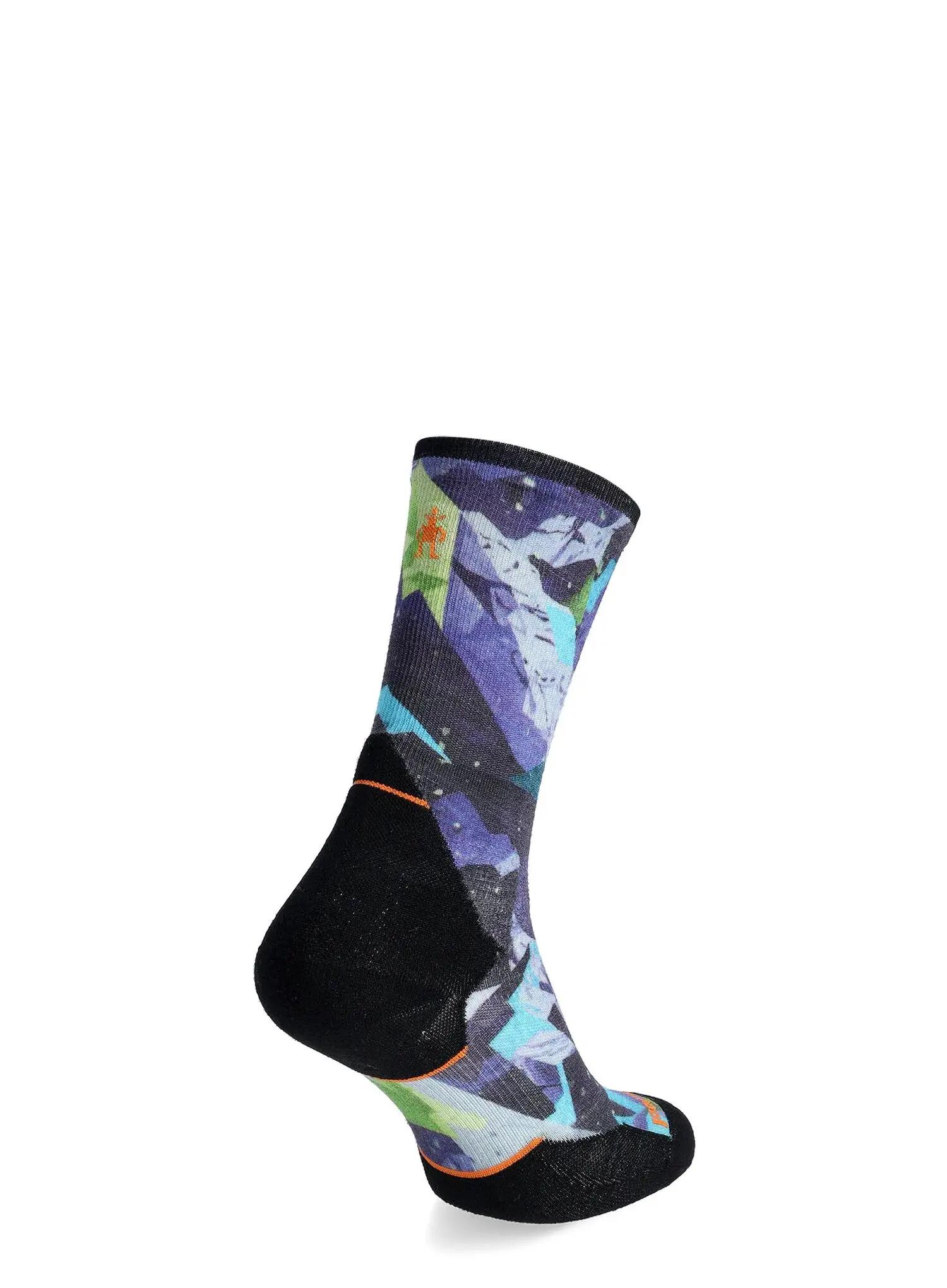 Skarpety biegowe Smartwool Trail Run Targeted Cushion Summit Sector Print Crew 2/4