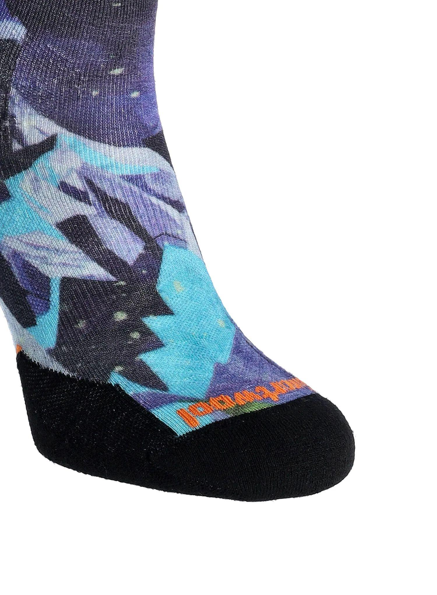Skarpety biegowe Smartwool Trail Run Targeted Cushion Summit Sector Print Crew 4/4