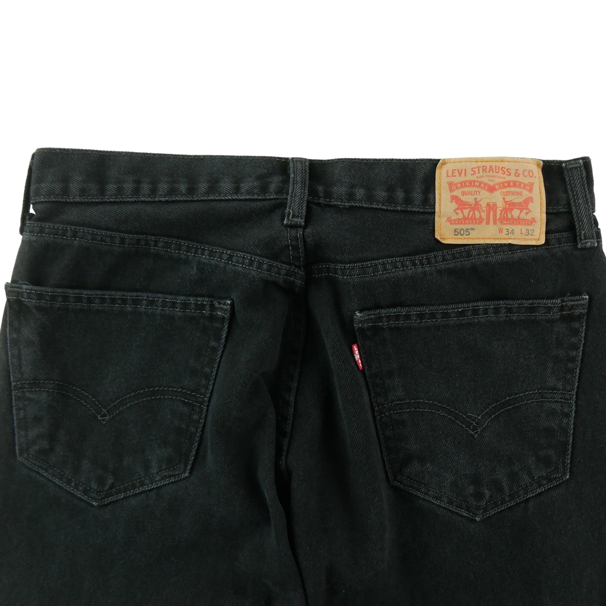 Tweedehands - Levi Strauss herenjeans 505 regular fit - Zeer goede staat 4/7
