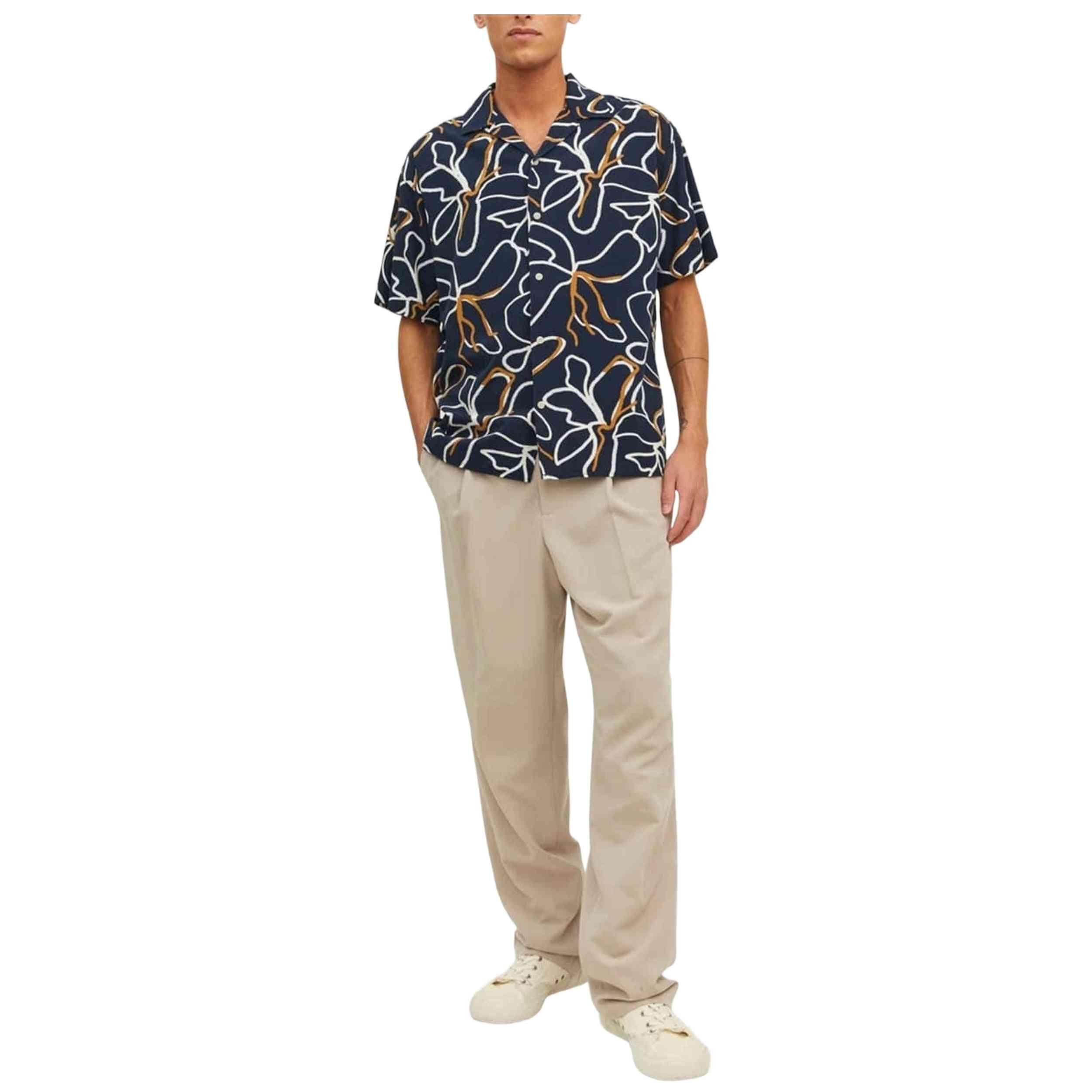 Chemise Jack&jones modèle JPRBLATROPIC RESORT SHIRT S/S pour homme 5/5