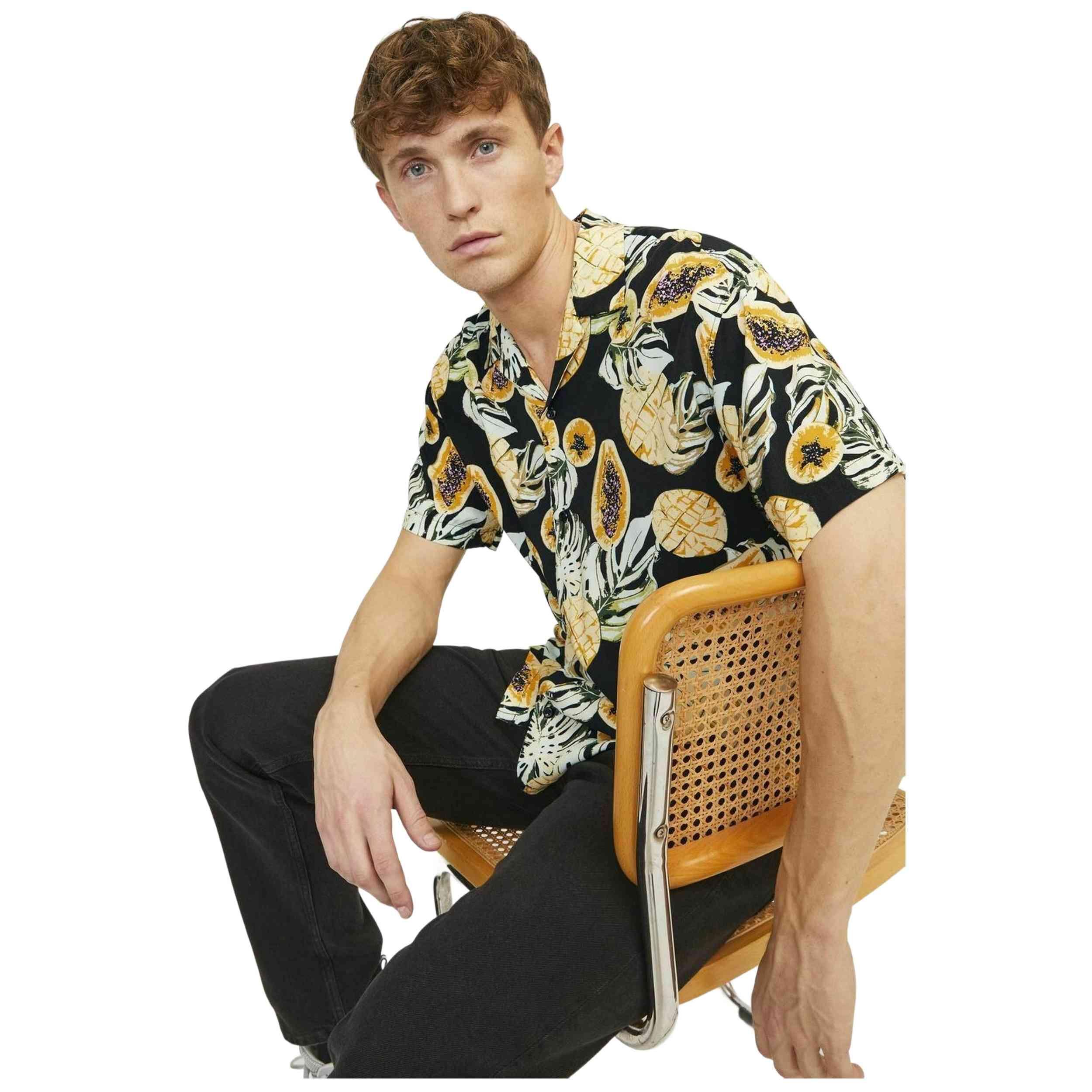Camicia Jack&jones modello 12250537-NEGRO per uomini 5/5