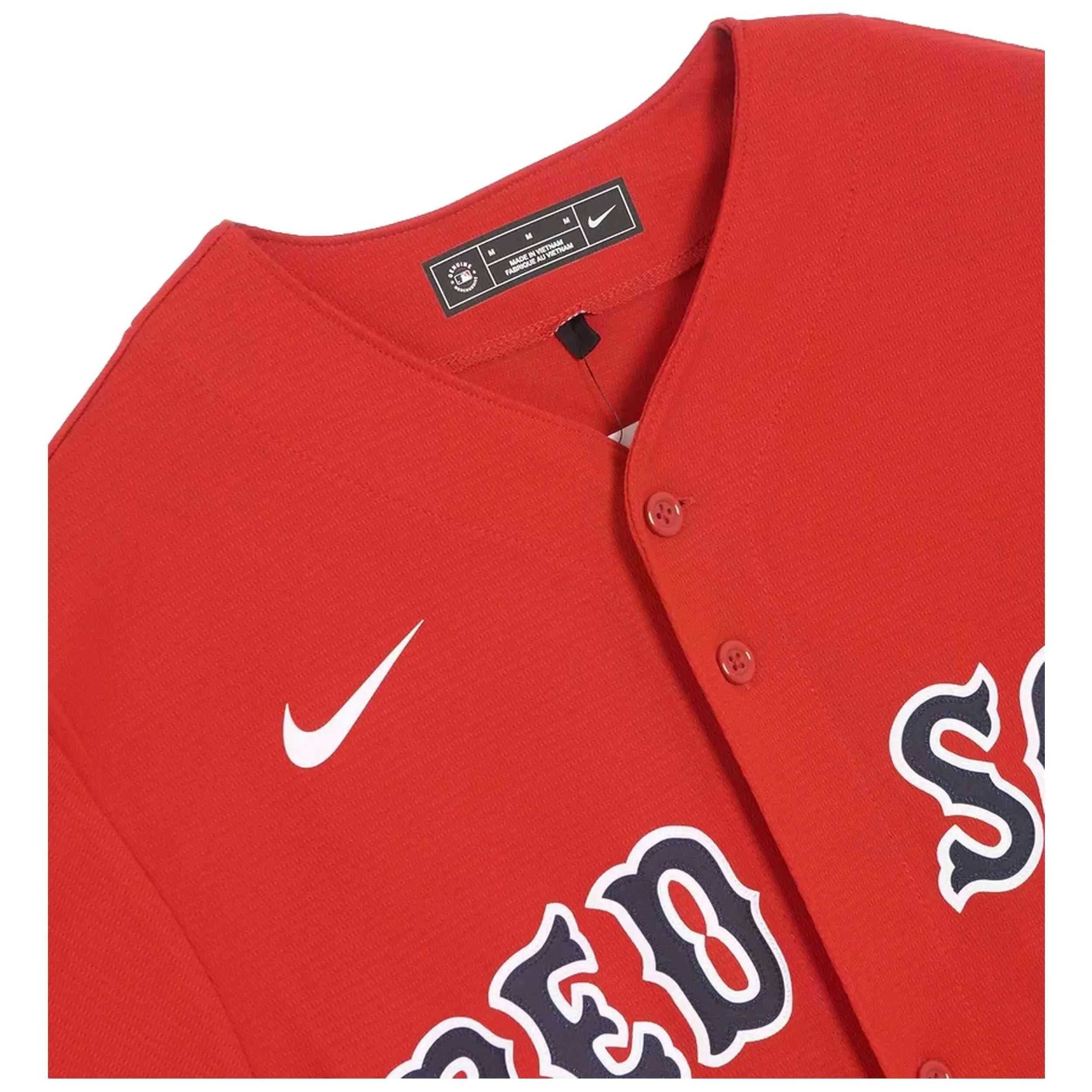 Camiseta de beisebol Nike modelo MLB Boston Red Sox Alternate para homem 2/4