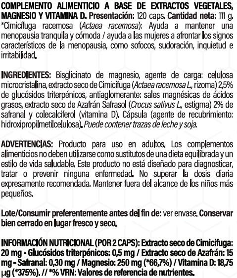 LIFE PRO MENO PAUSE 120 VCAPS - Probióticos Para Bienestar Femenino 2/3