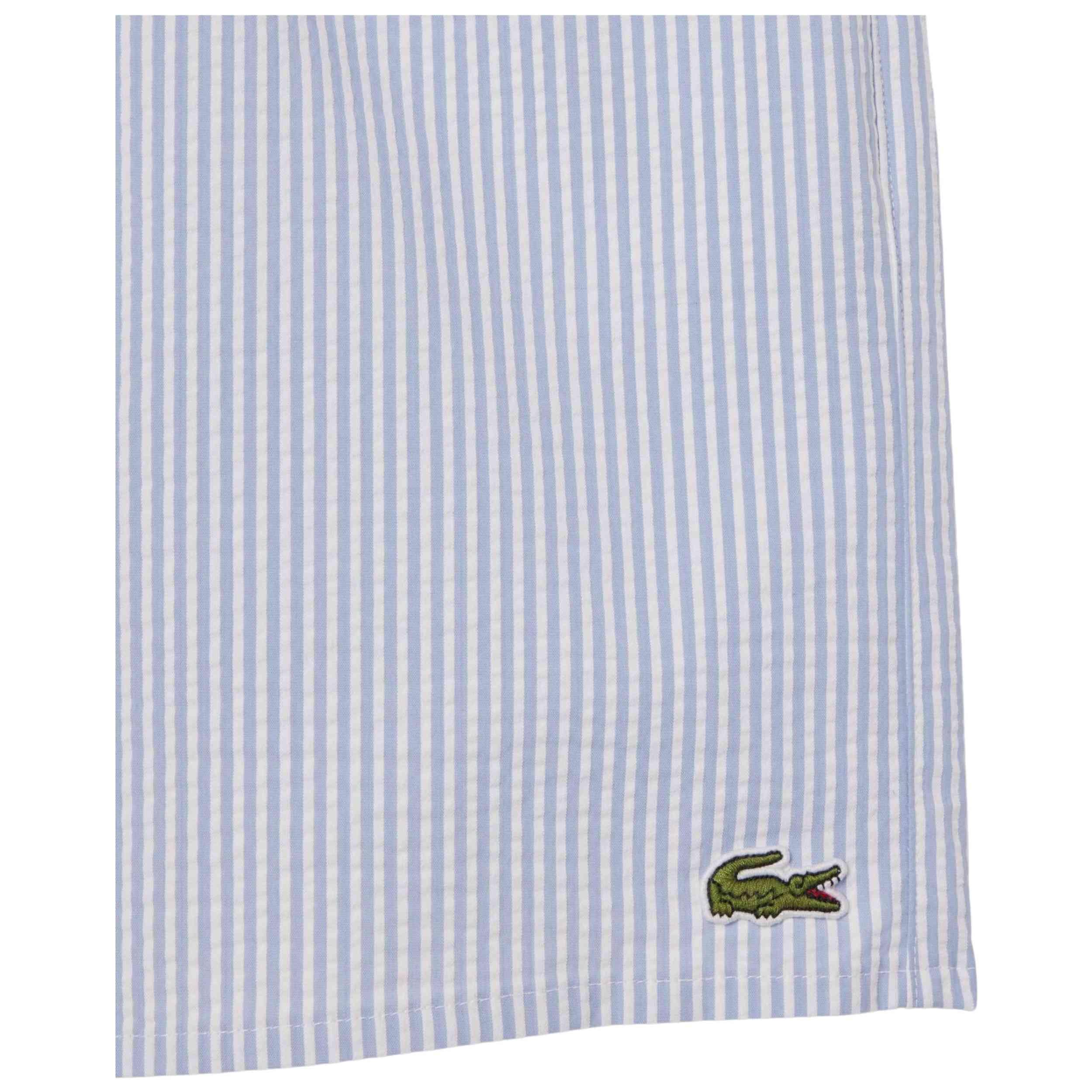Costume da bagno Lacoste modello Bañador Lacoste Mid Length Striped T per uomini 3/5