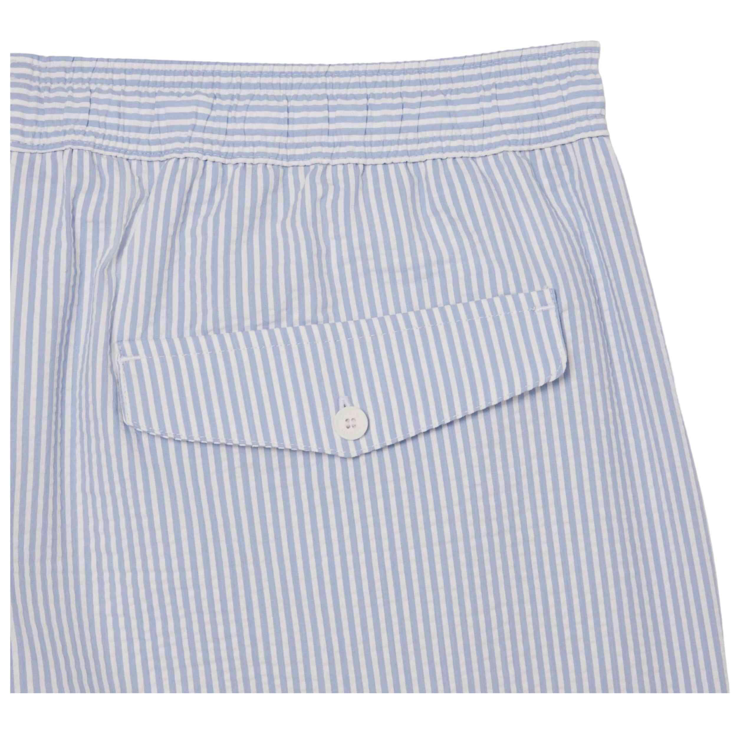 Costume da bagno Lacoste modello Bañador Lacoste Mid Length Striped T per uomini 5/5