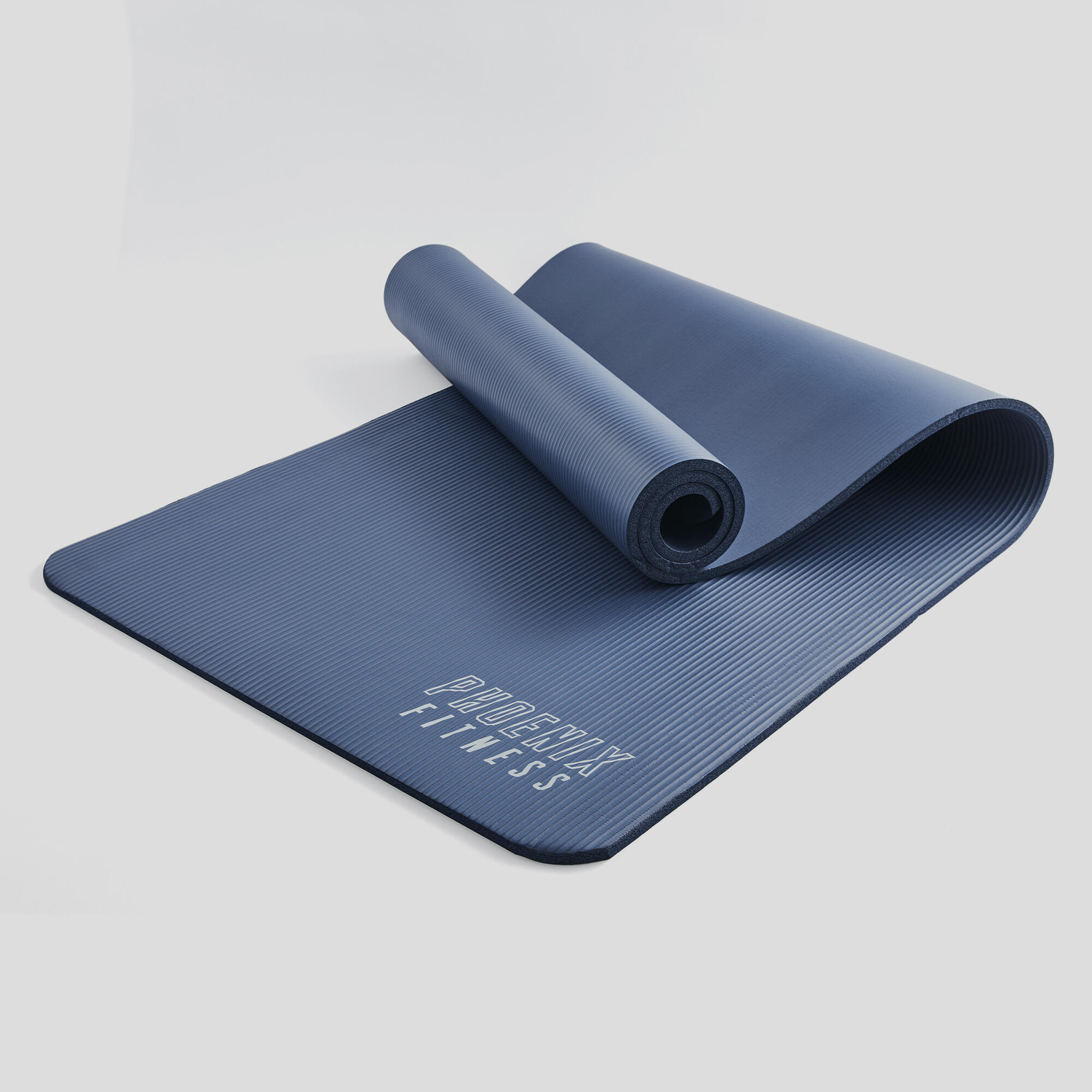 Phoenix Fitness NBR Exercise Mat Navy Peony 4/9