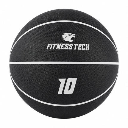 Ballon médicinal avec rebond 10 kg | Ballon Wall Ball Fitness Tech