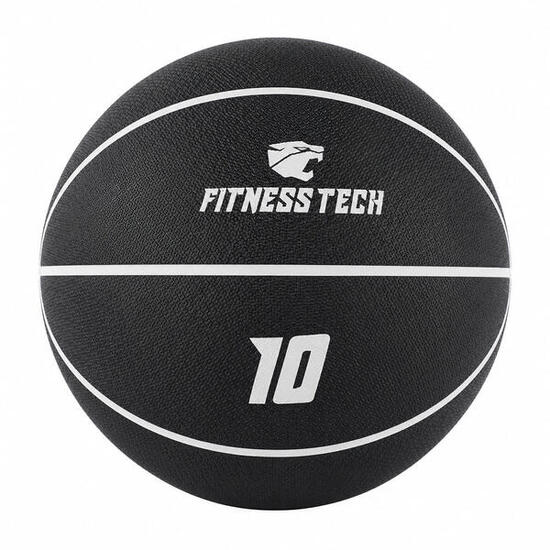 Ballon médicinal avec rebond 10 kg | Ballon Wall Ball Fitness Tech