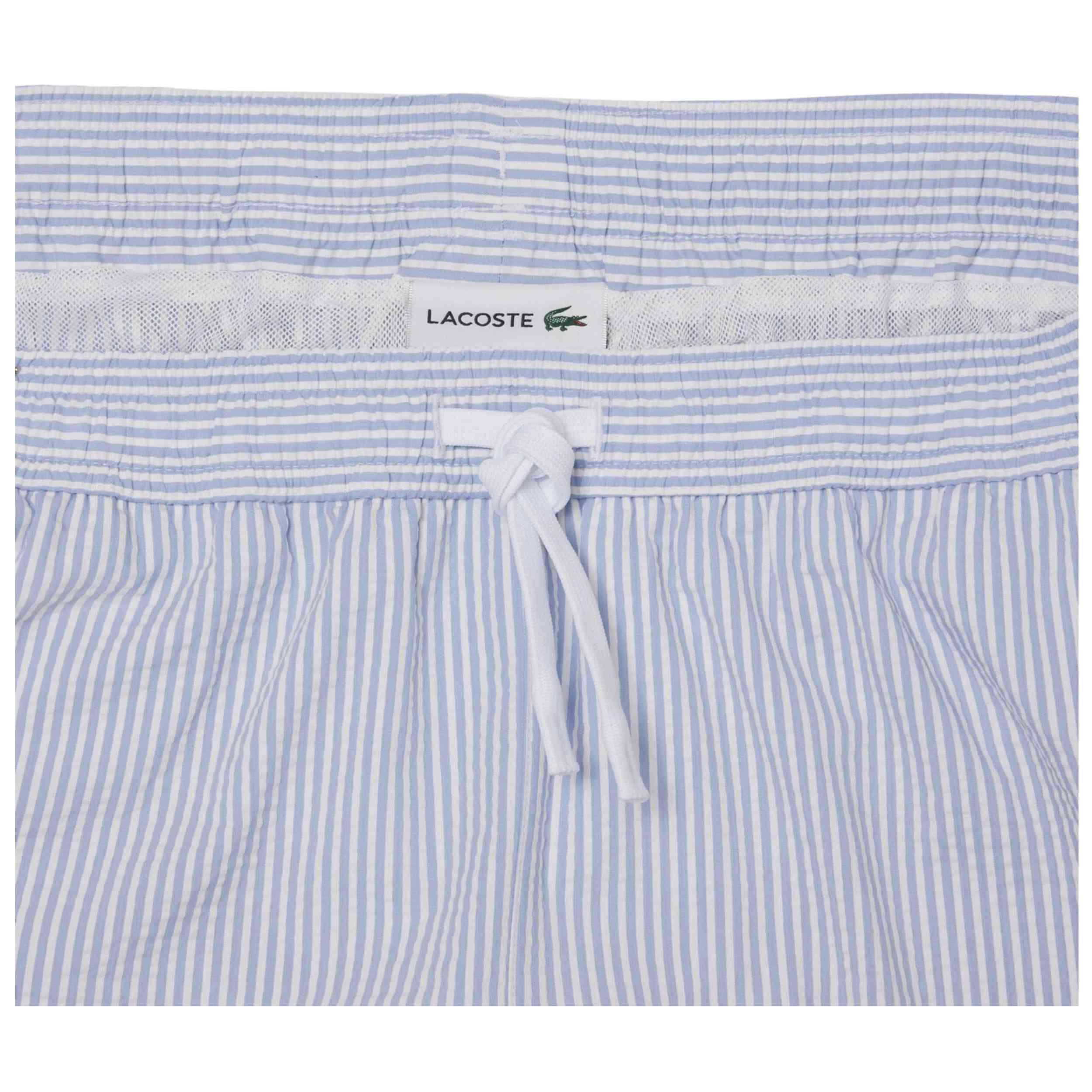 Costume da bagno Lacoste modello Bañador Lacoste Mid Length Striped T per uomini 4/5