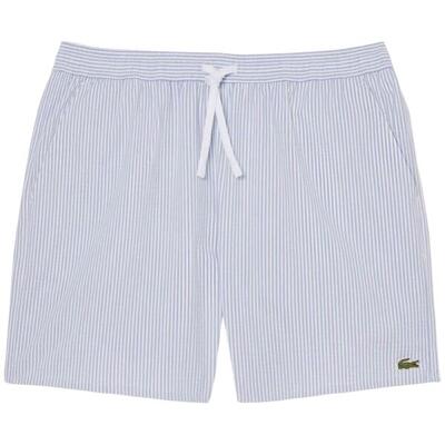 Costume da bagno Lacoste modello Bañador Lacoste Mid Length Striped T per uomini