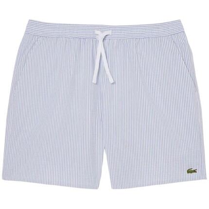 Maillot de bain Lacoste modèle Bañador Lacoste Mid Length Striped Tex pour homme
