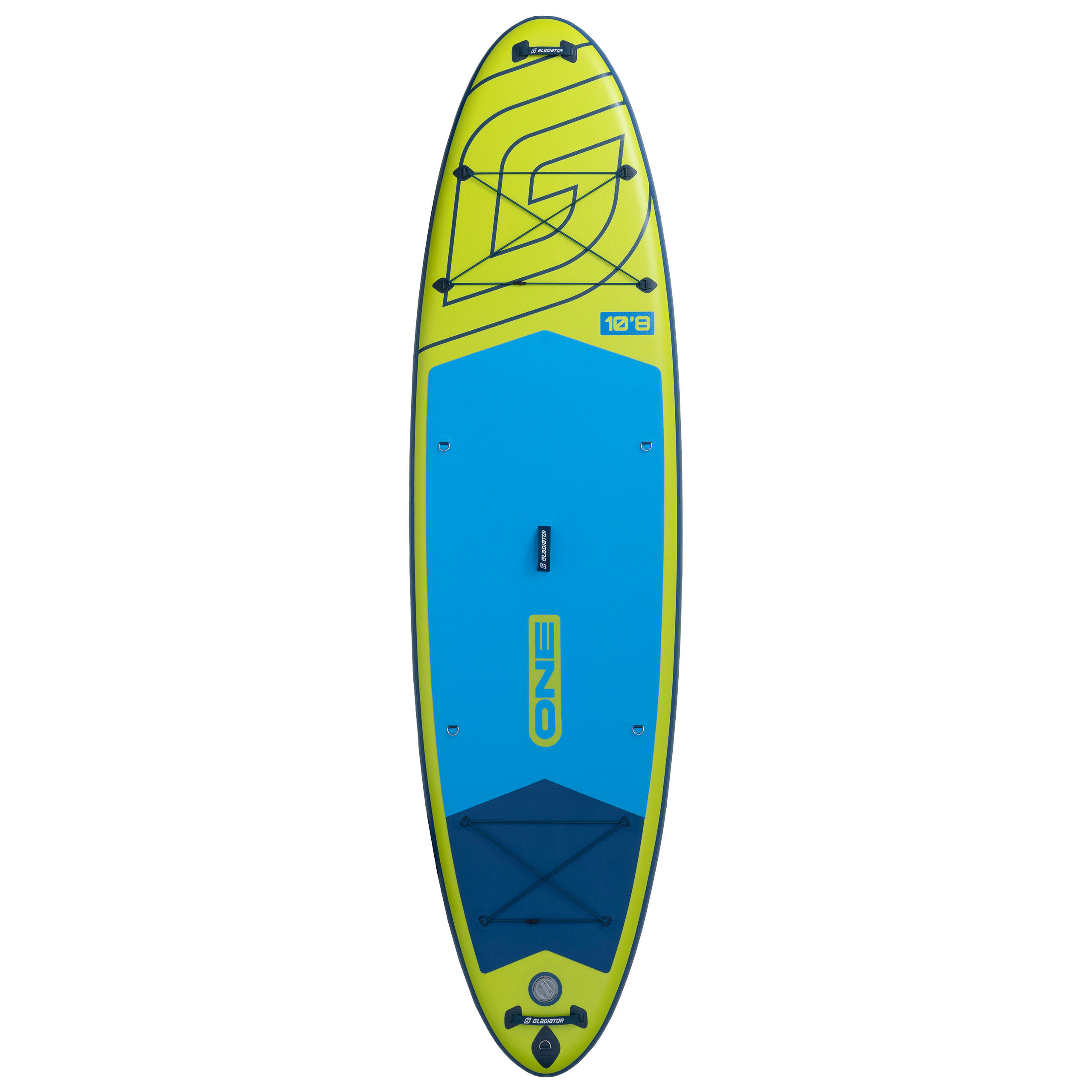 Deska SUP Gladiator ONE 10'8 Allround LIME 2026 + Pompka PBG6 + Bojka 2/7
