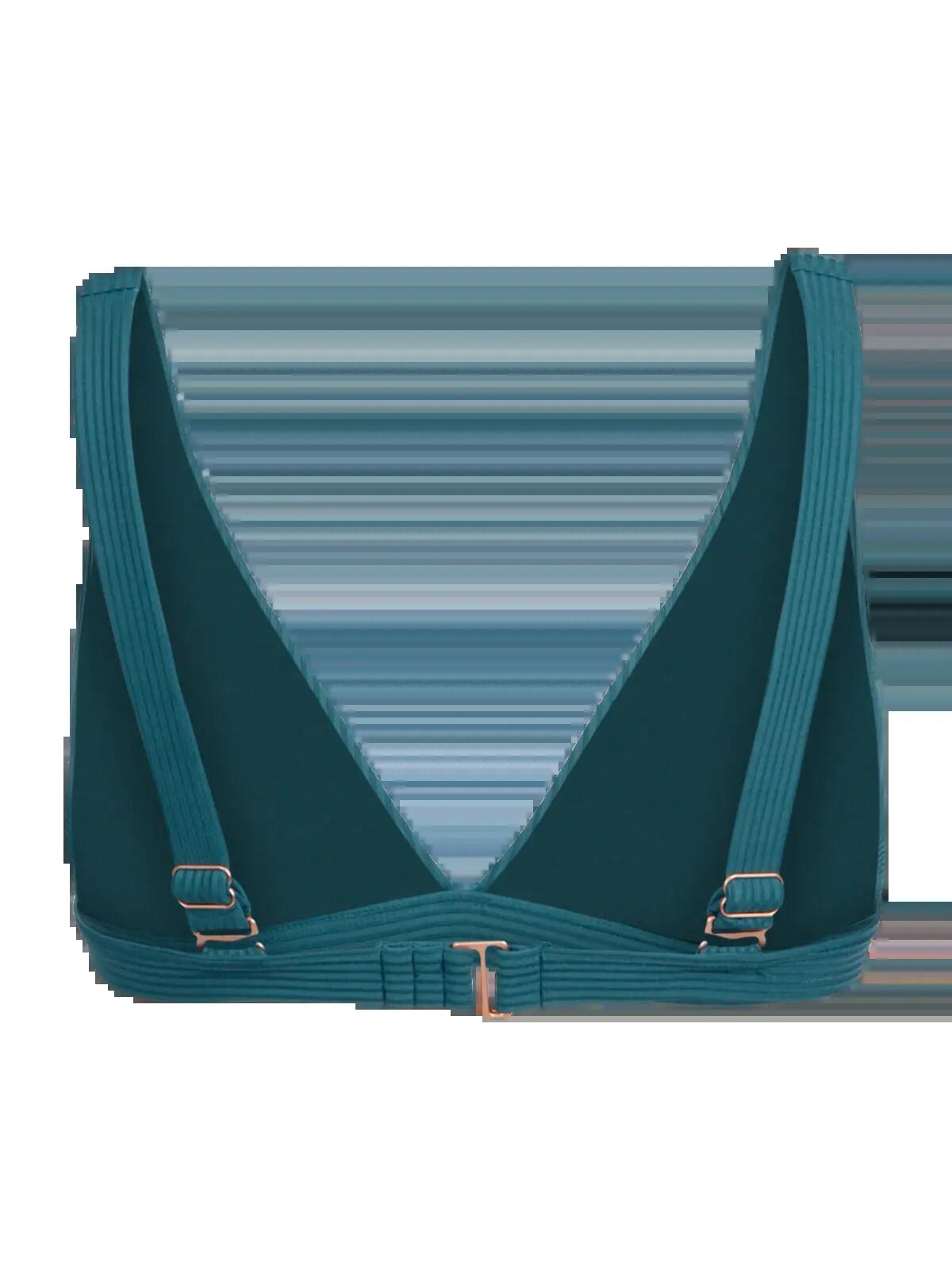 Fortelle-Rib Dames Bikinitop Watersport Uitneembare padding Mediterranea 2/6
