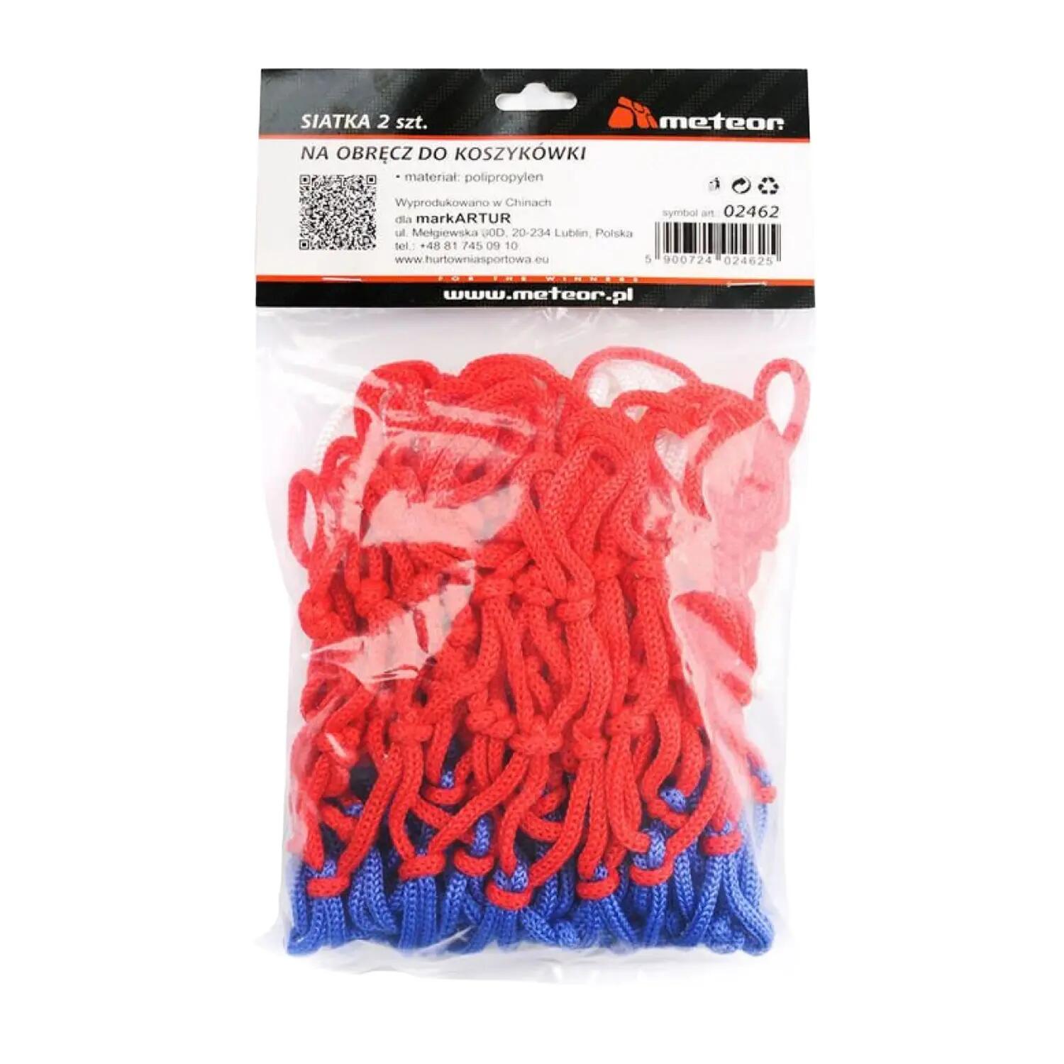 Filet Pour Panier De Basket (Blanc / Rouge / Bleu) 2/2