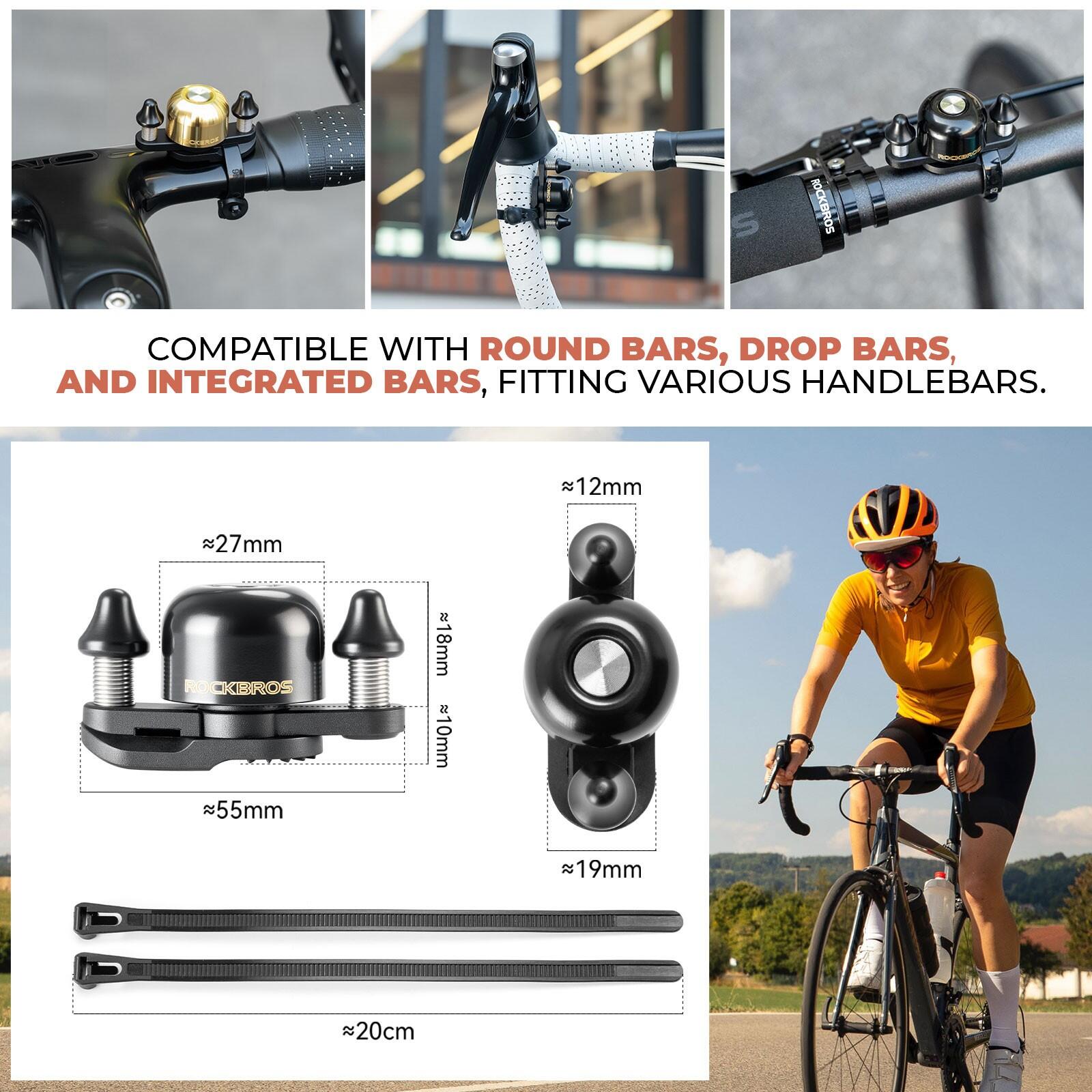 ROCKBROS Fahrradklingel Doppelhammer 2/6