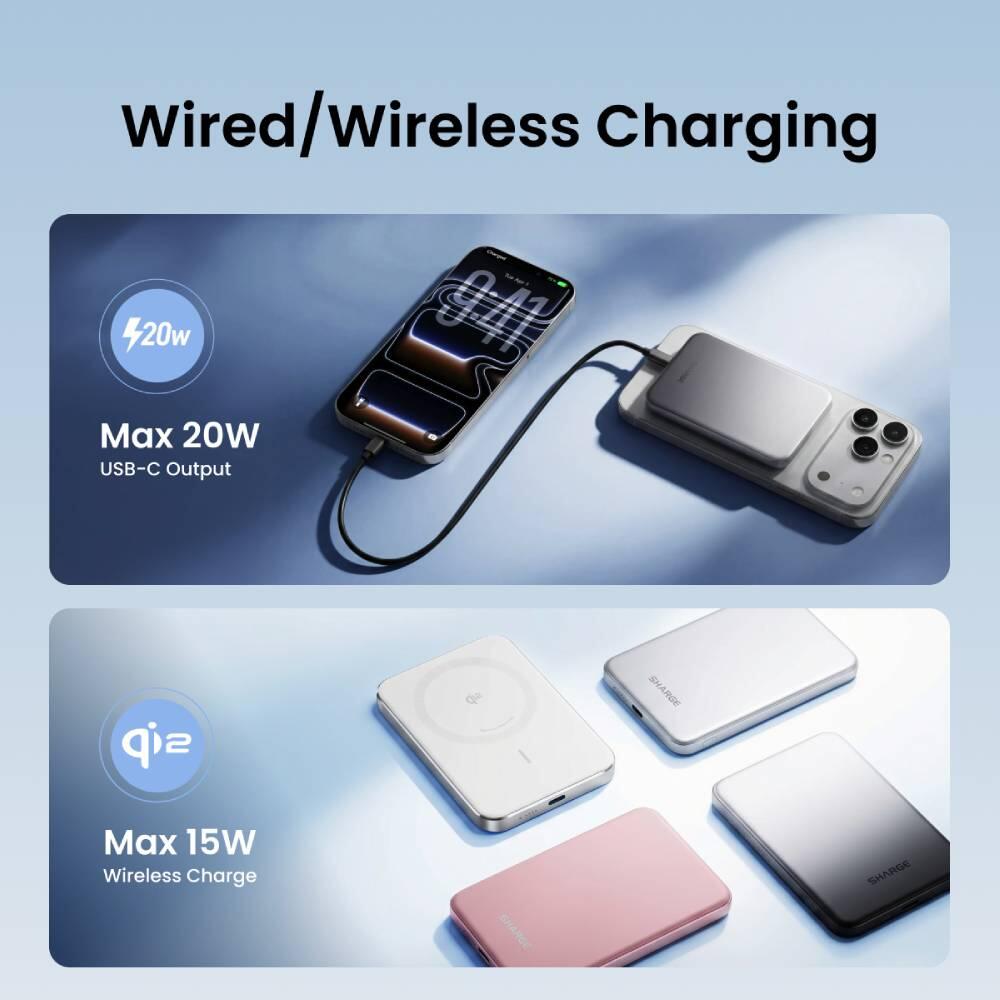 Magnetic Powerbank 5K MagSafe fine 5/6