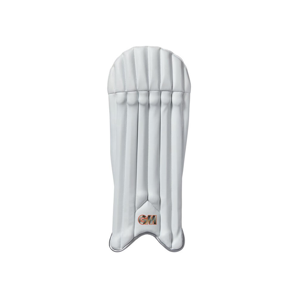 Childrens/Kids Rival Wicket Keeping Pads (White/Black) One Size 2/3