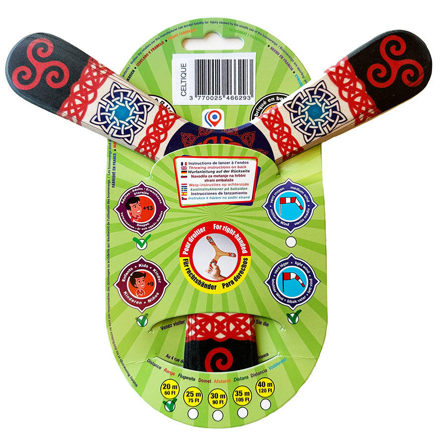 Boomerang Wallaby Boomerang Celtic WB002 Arc-en-ciel 24 cm 2/4