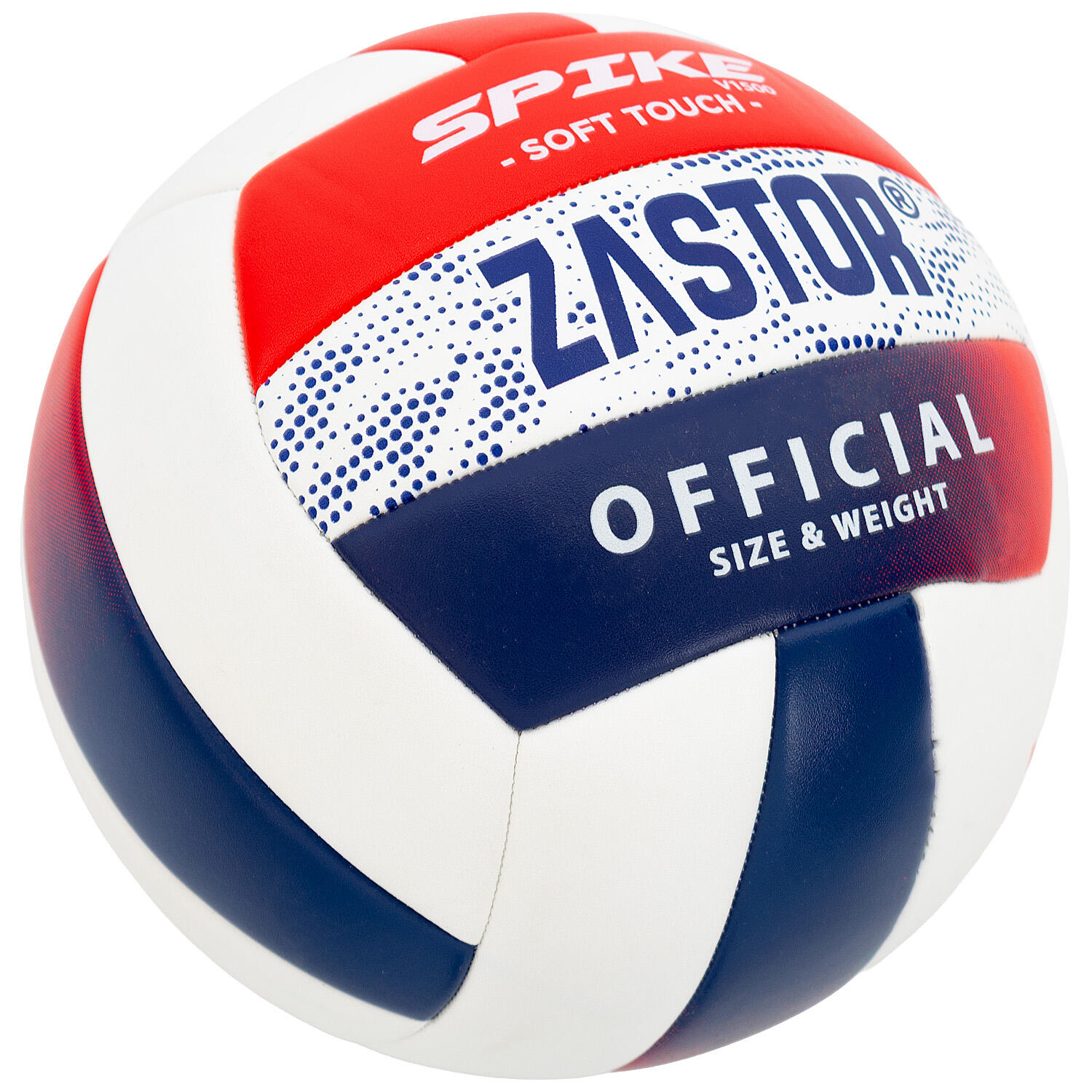 Balón Voleibol Zastor Spike 5V1500 Rojo/Azul T-5 4/4