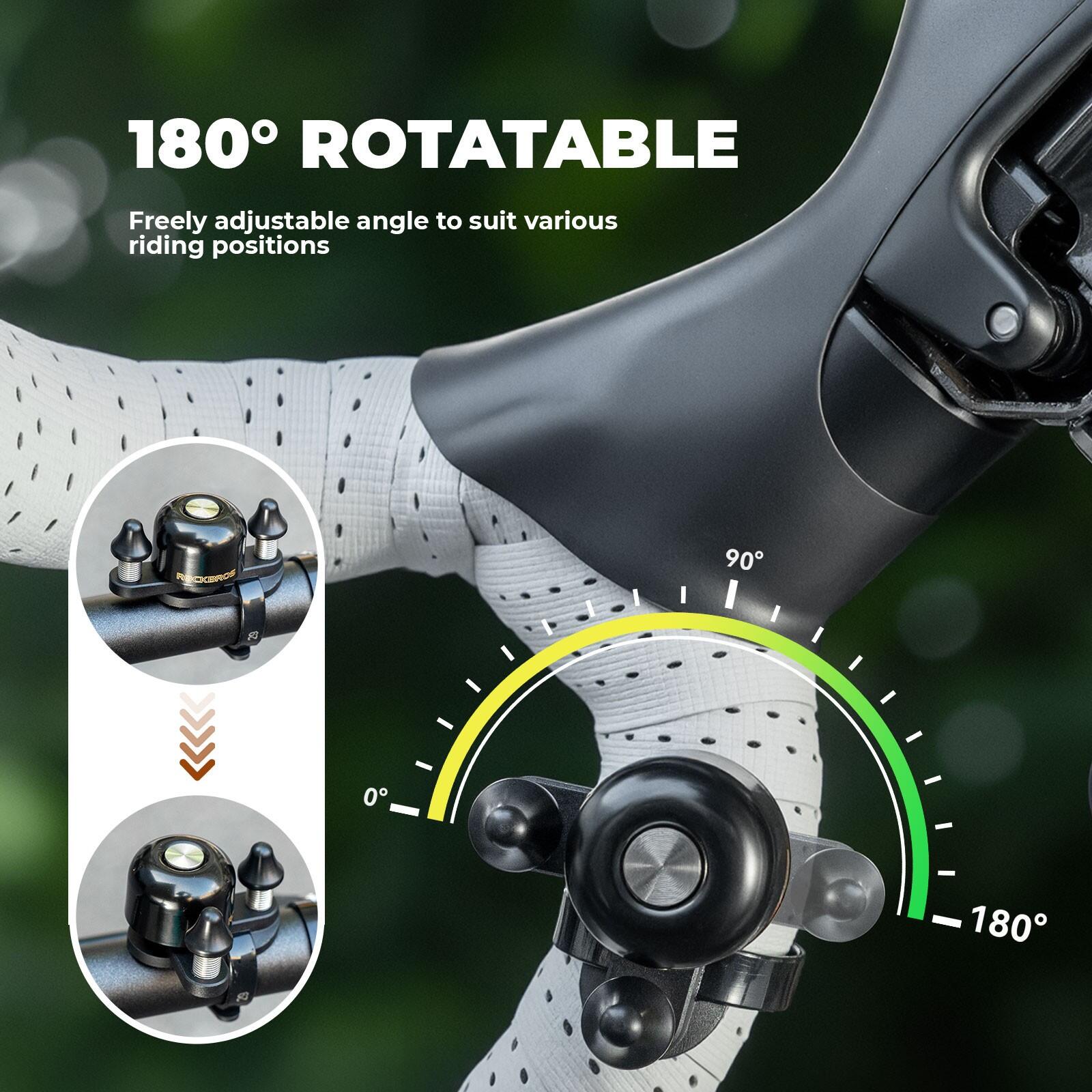 ROCKBROS Fahrradklingel Doppelhammer 4/6