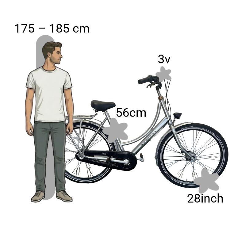 Tweedehands Batavus Diva 2/4