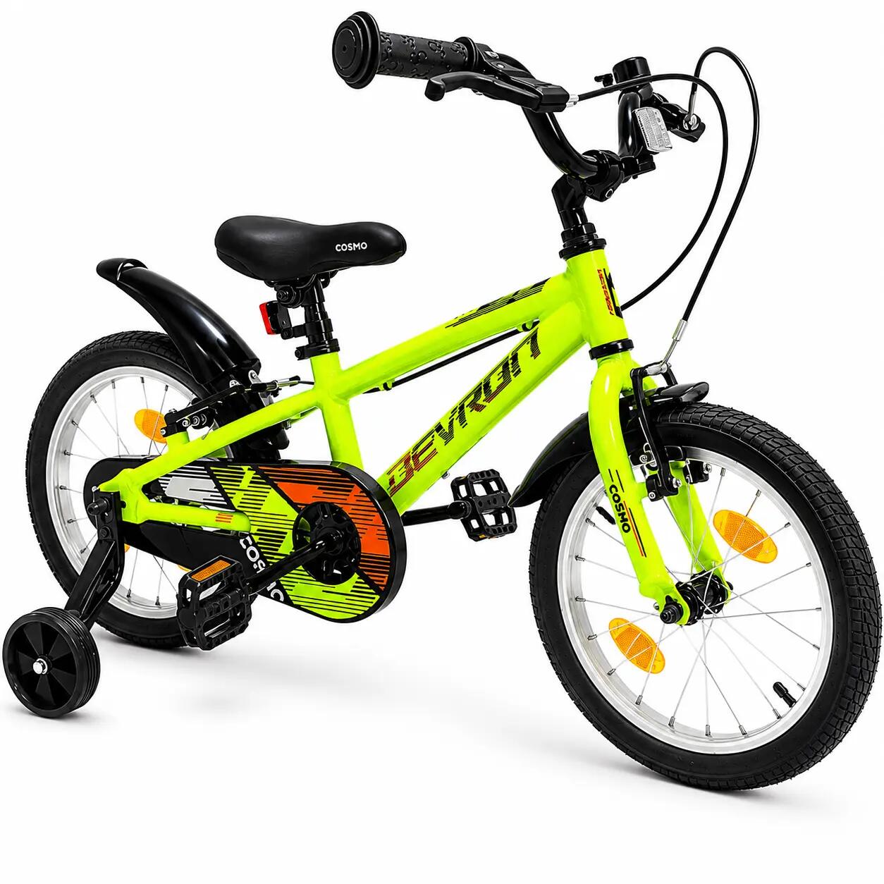 Bicicleta infantil Devron Cosmo - 16 polegadas, verde 2/4