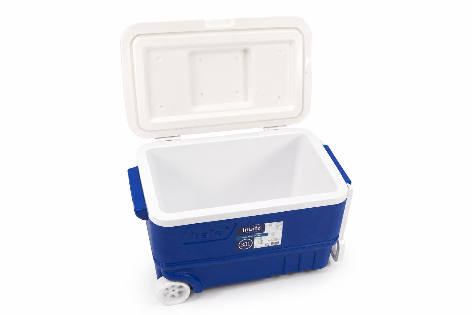 Glacière Portable à Roulettes 38L Bleue – Inuitz Kale Roller 2/7