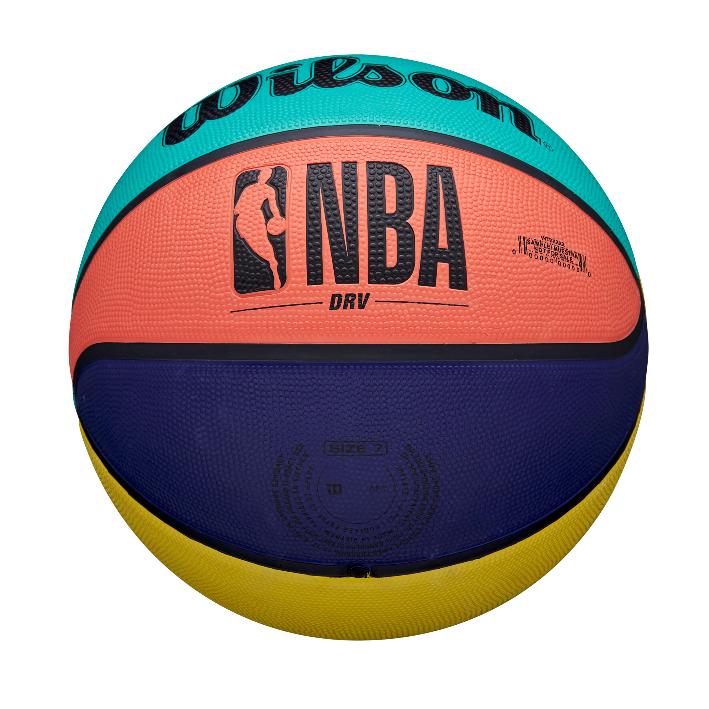 Wilson NBA Basketball DRV Multi Color, 7. Klasse 2/7