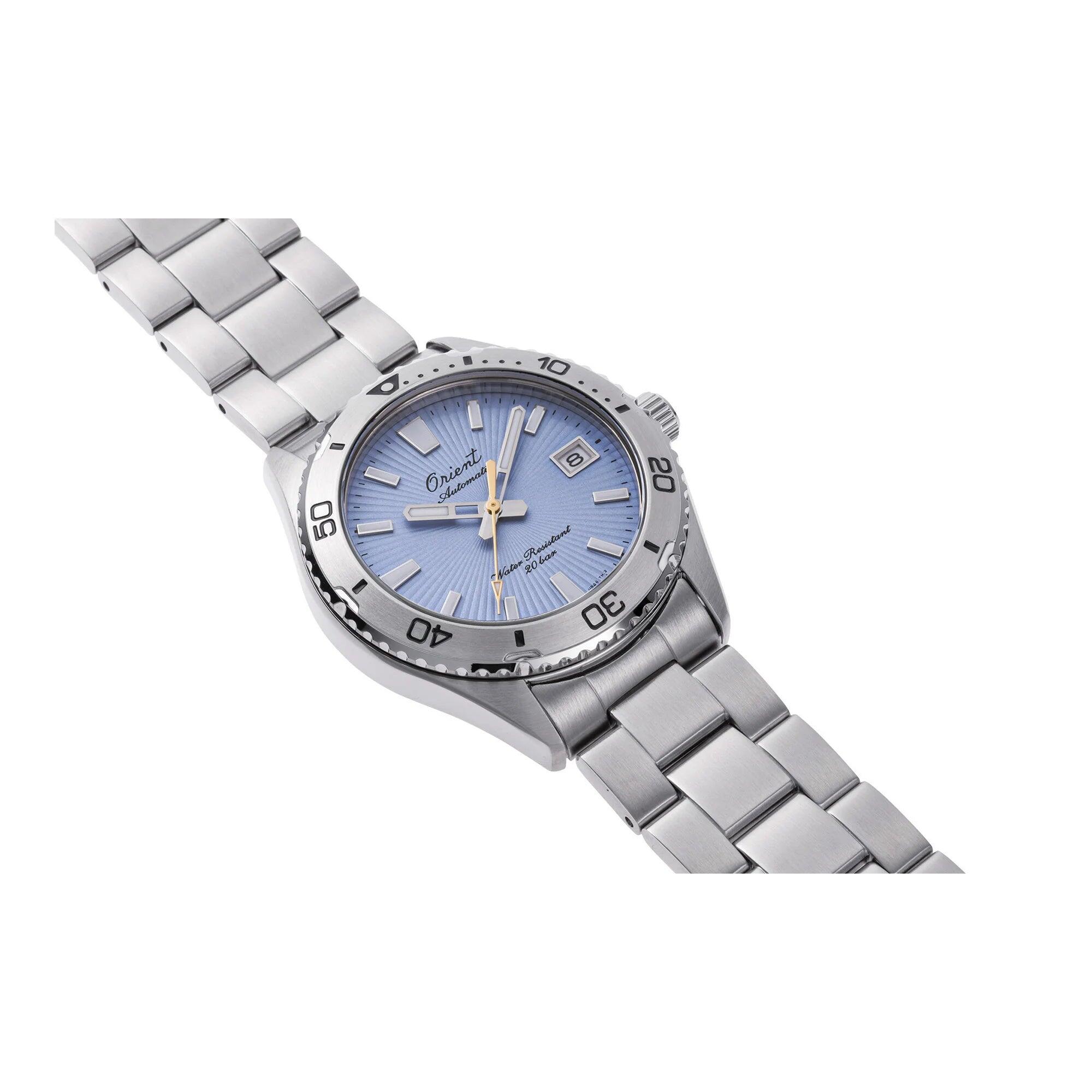 ORIENT Mako 40mm Édition Limitée, acier inoxydable, cadran bleu clair 3/3