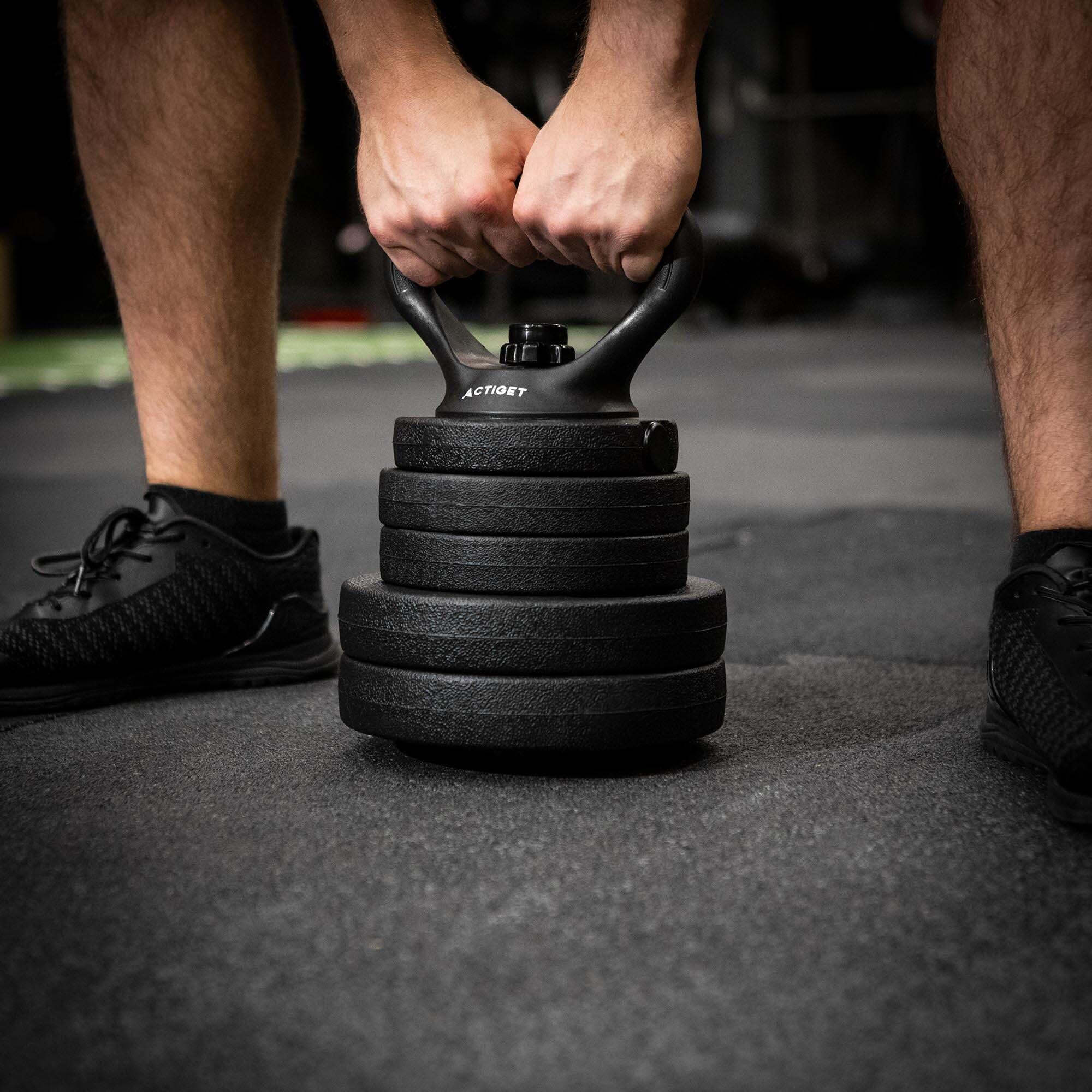 Obciążenie bitumiczne Actiget 1,25 kg talerz kompozytowy do sztangi hantli 29 mm 3/4
