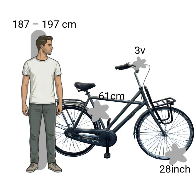 Bicicletta usata BSP Transportfiets 2/4
