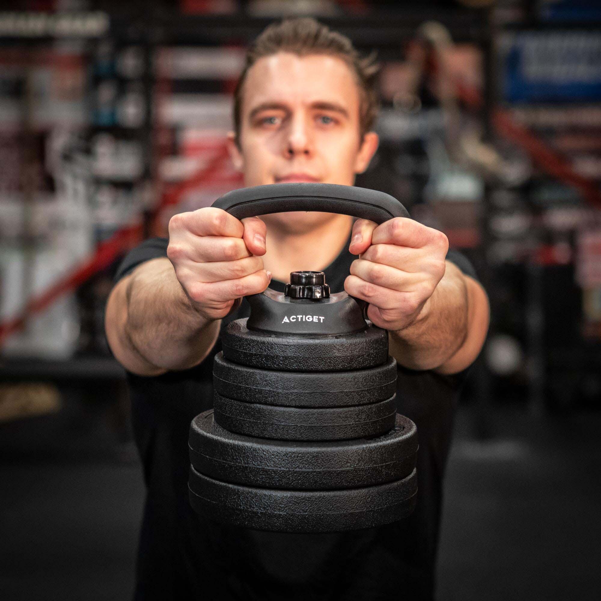 Obciążenie bitumiczne Actiget 1,25 kg talerz kompozytowy do sztangi hantli 29 mm 2/4