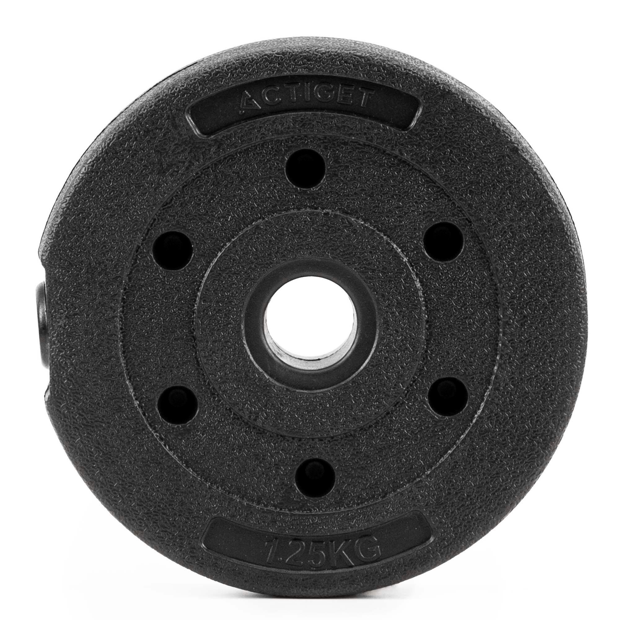 Obciążenie bitumiczne Actiget 1,25 kg talerz kompozytowy do sztangi hantli 29 mm 4/4
