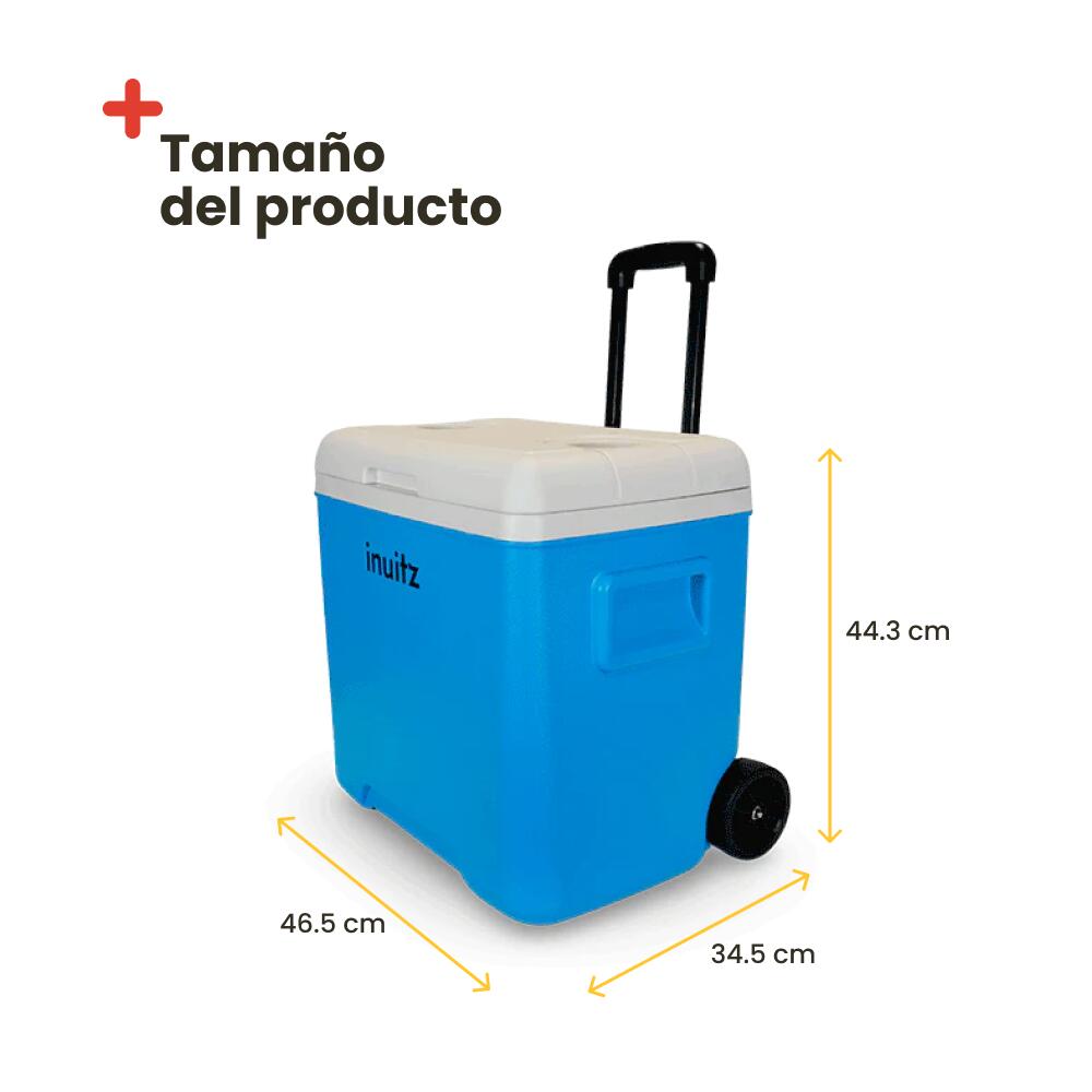 Nevera Portátil con Ruedas 30L Azul – INUITZ Island Roller 4/5