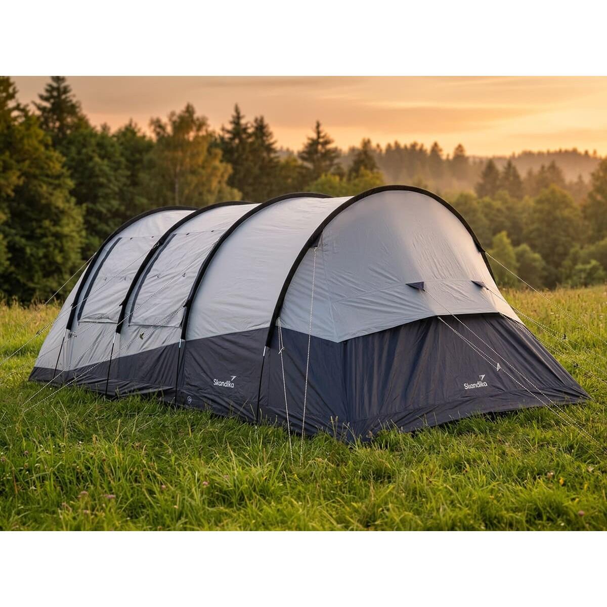 Tente tunnel Isken 5 Sleeper Protect - 5 personnes - Sol cousu - Protection UV 3/7