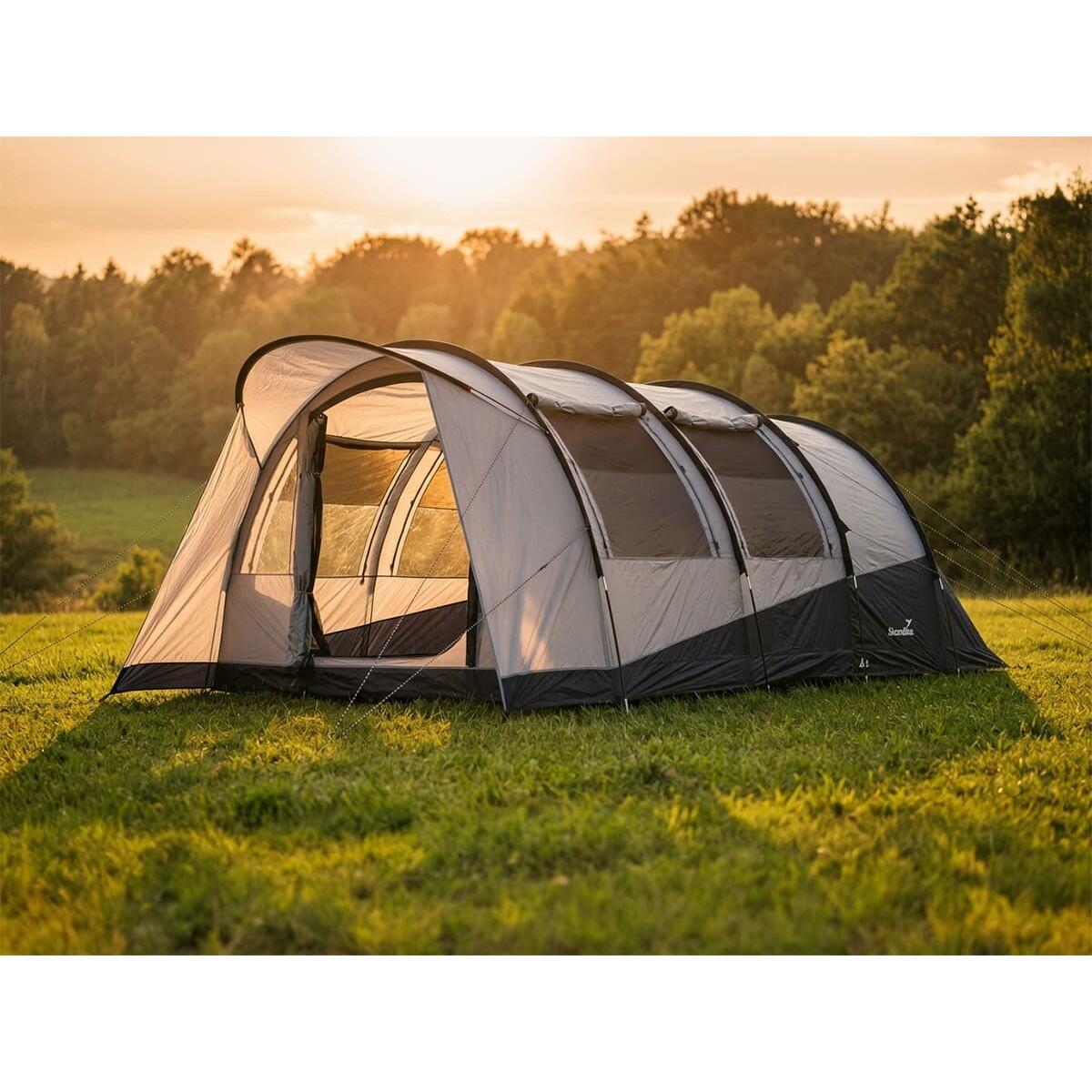 Tente tunnel Isken 5 Sleeper Protect - 5 personnes - Sol cousu - Protection UV 2/7