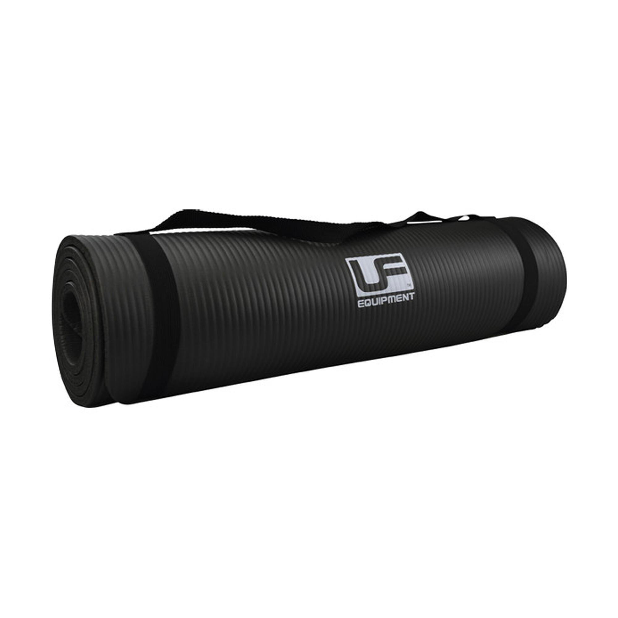 NBR Yoga Mat (Black) One Size 2/2