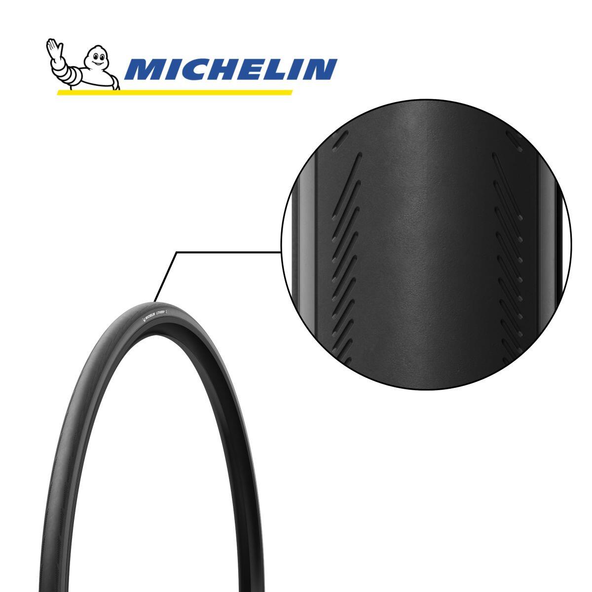 Lot 2 pneus route Lithion 4 700x25C performance adhérence e-bike 3/7